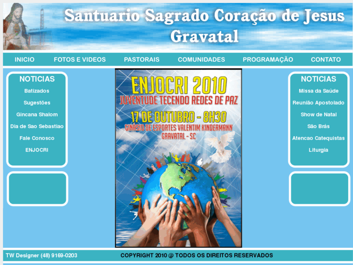 www.santuariogravatal.com.br