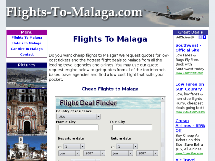 www.flights-to-malaga.com