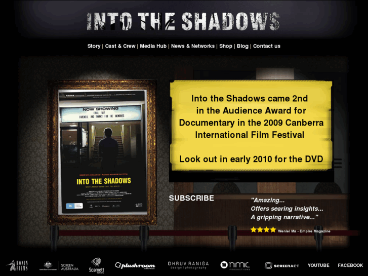 www.intotheshadowsmovie.com