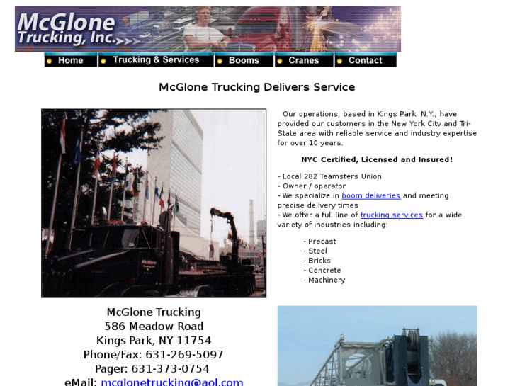 www.mcglonetrucking.com