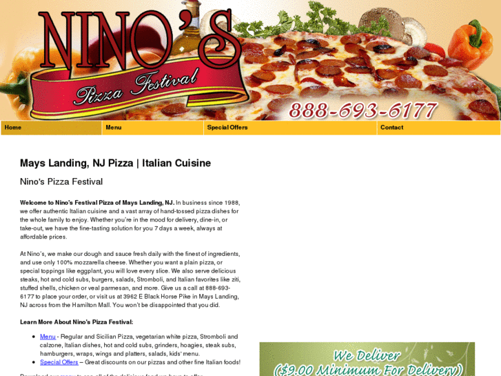 www.ninosfestivalpizza.com