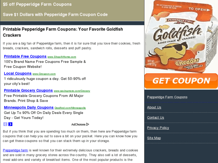 www.pepperidgefarmcoupons.com