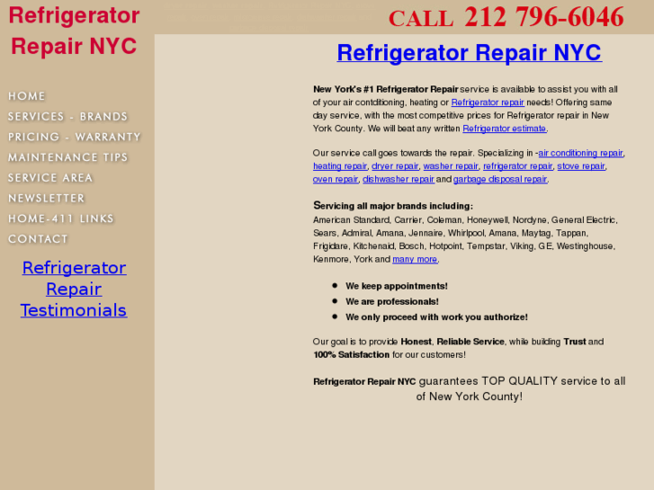 www.refrigeratorrepairnyc.net