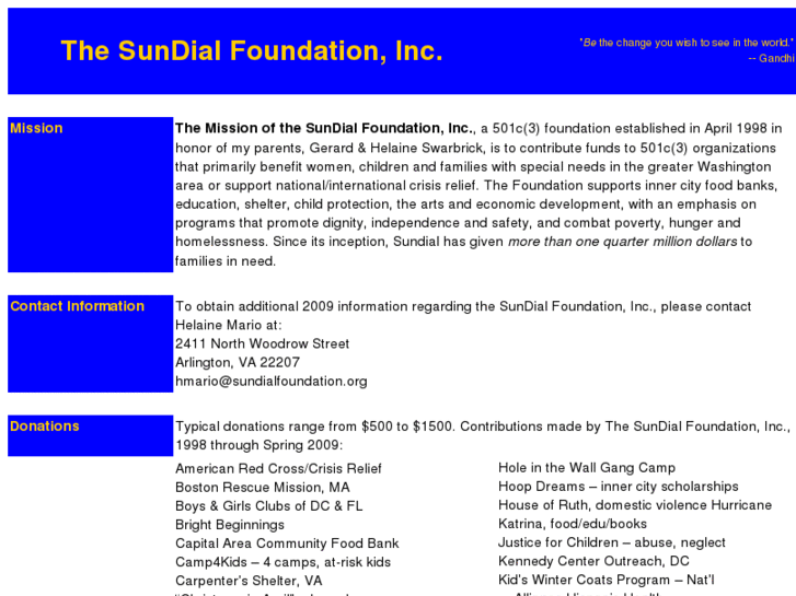 www.sundialfoundation.org