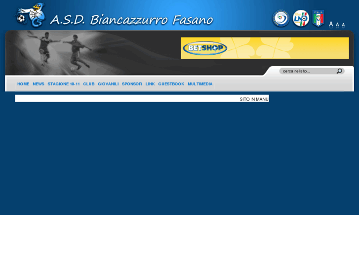 www.biancazzurrofasano.it