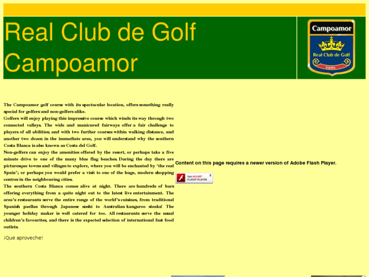 www.campoamorgolf.info