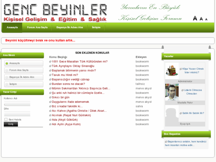 www.gencbeyinler.net