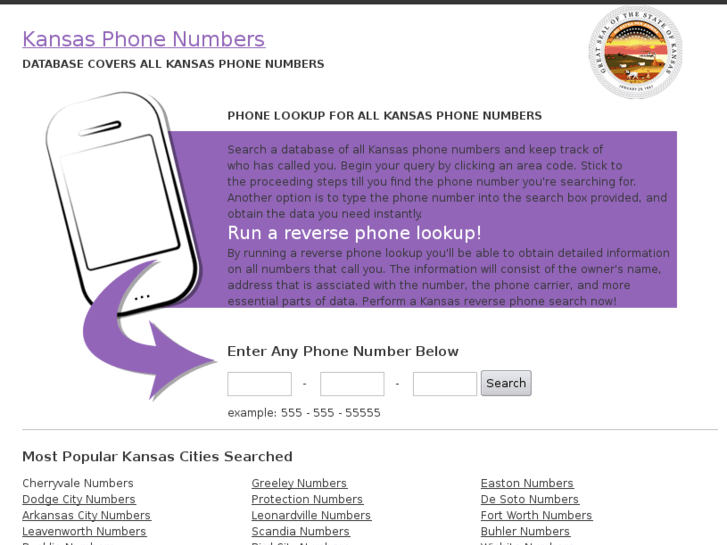 www.kansasphonenumbers.org