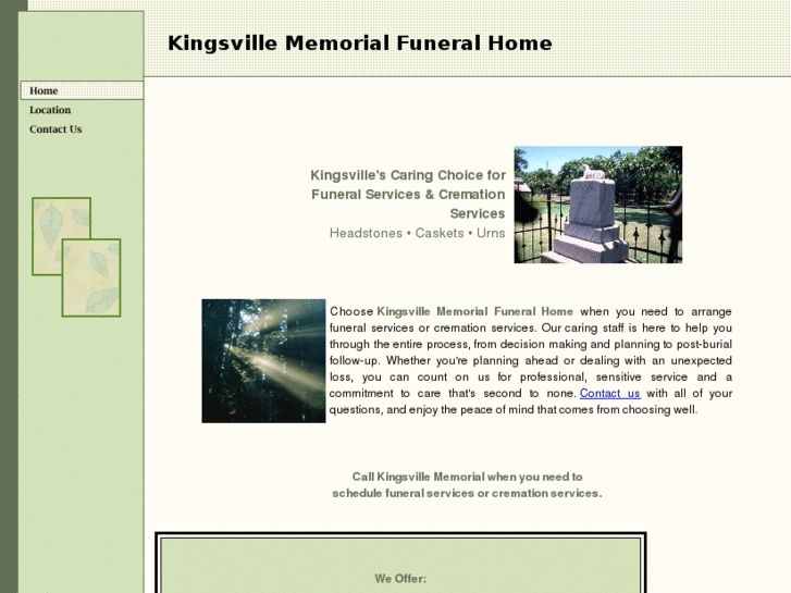 www.kingsvillememorial.com