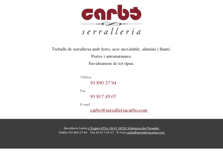 www.serralleriacarbo.com