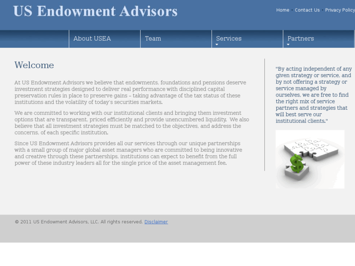 www.usendowmentadvisors.com