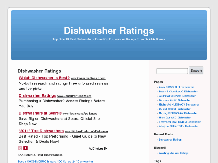 www.dishwasherratings.org