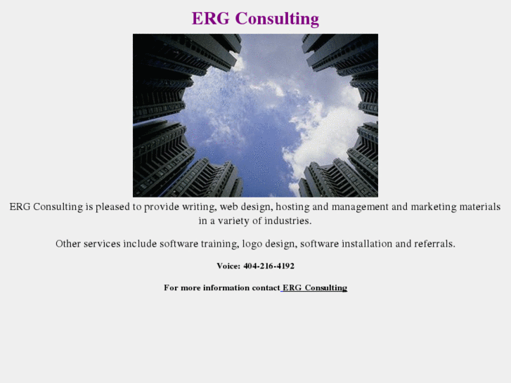 www.ergconsulting.net