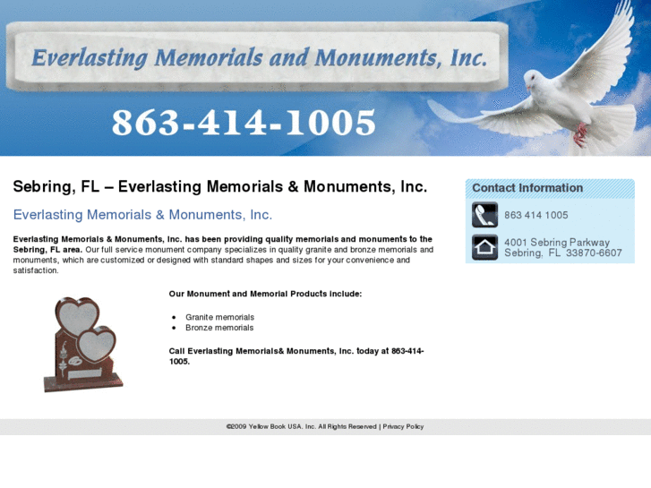 www.everlastingmemorialsandmonuments.com