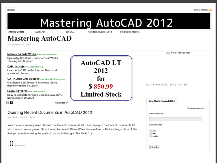 www.masteringautocad.com