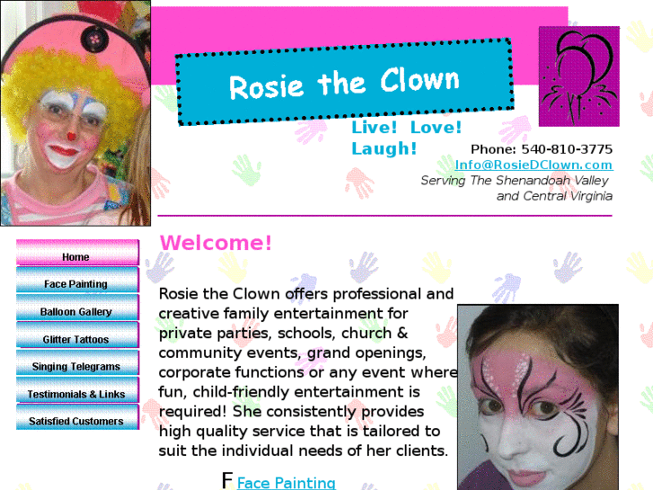 www.rosiedclown.com