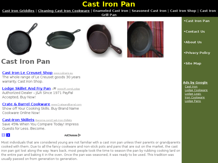 www.castironpan.net