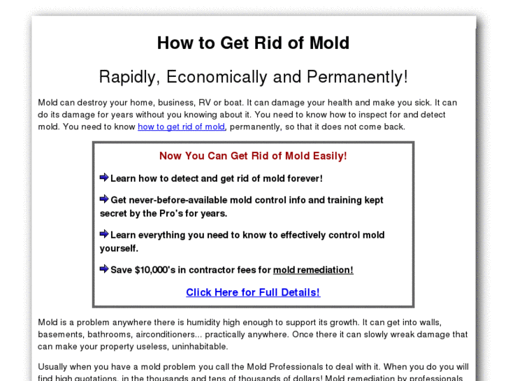 www.howtogetridofmold.org