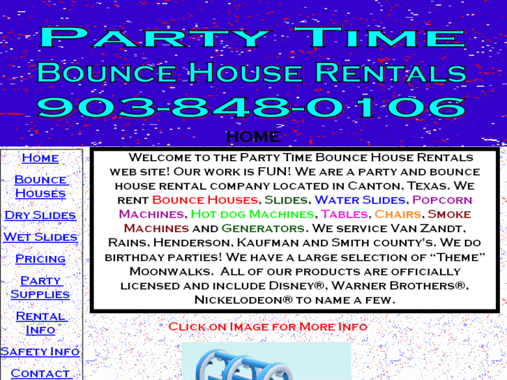 www.partytimebouncehouserentals.com