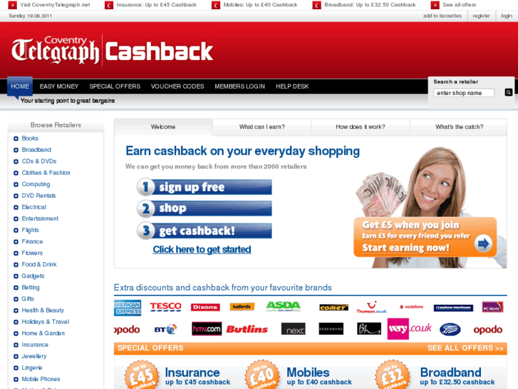 www.telegraphcashback.com