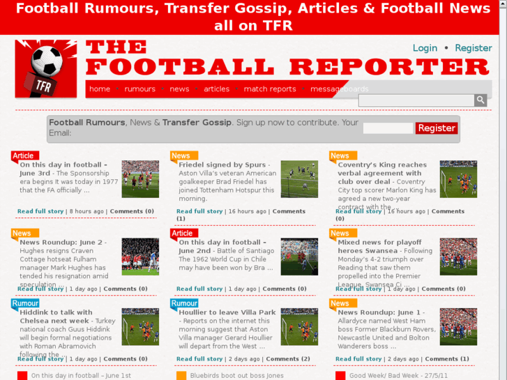 www.thefootballreporter.com