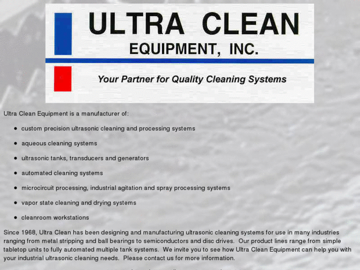 www.ultracleanequip.com