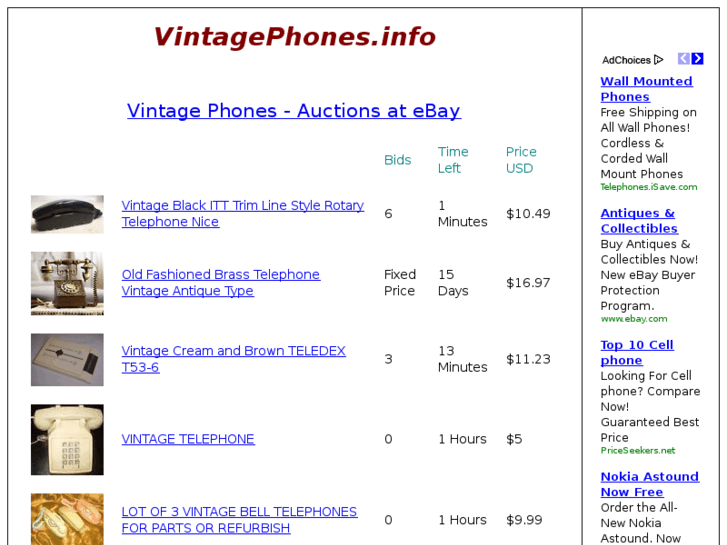 www.vintagephones.info