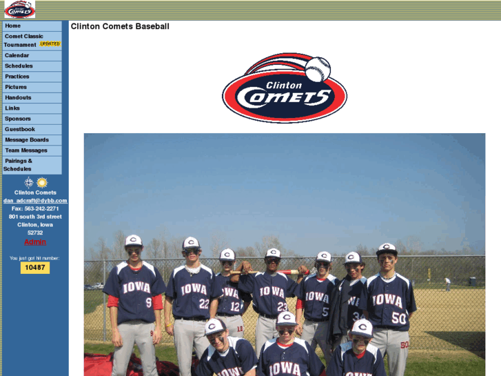 www.clintoncometbaseball.com