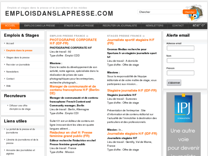 www.emploisdanslapresse.com