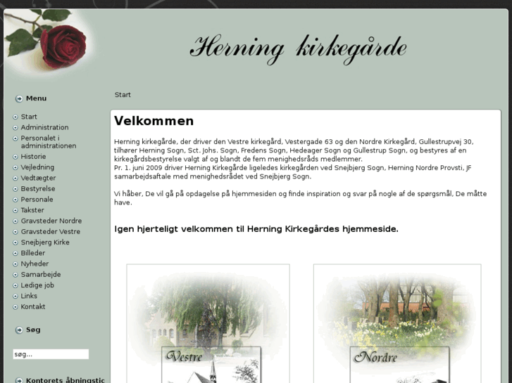 www.herning-kirkegaarde.dk