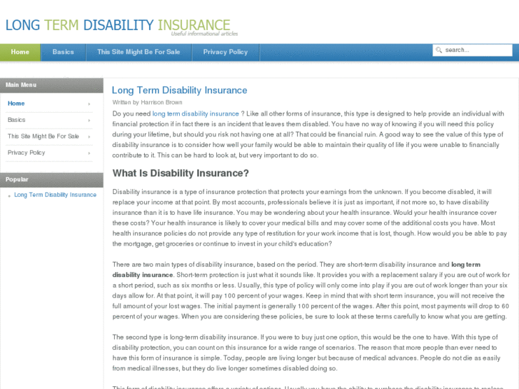 www.longtermdisabilityinsurance.org