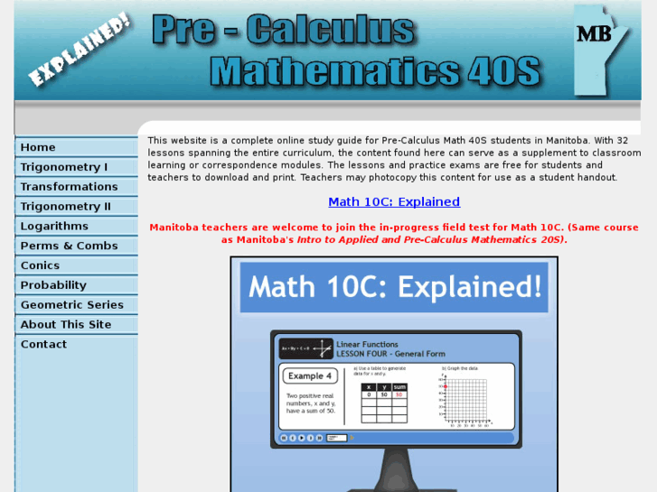 www.math40s.com