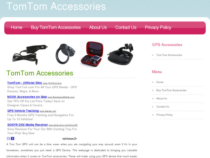 www.tomtomaccessories.net