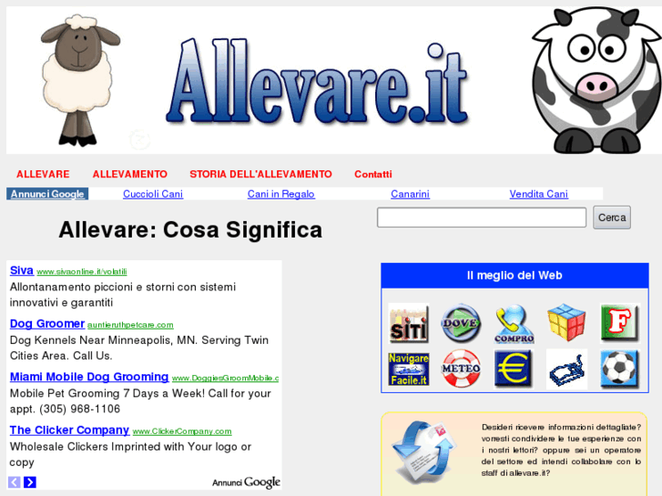 www.allevare.it