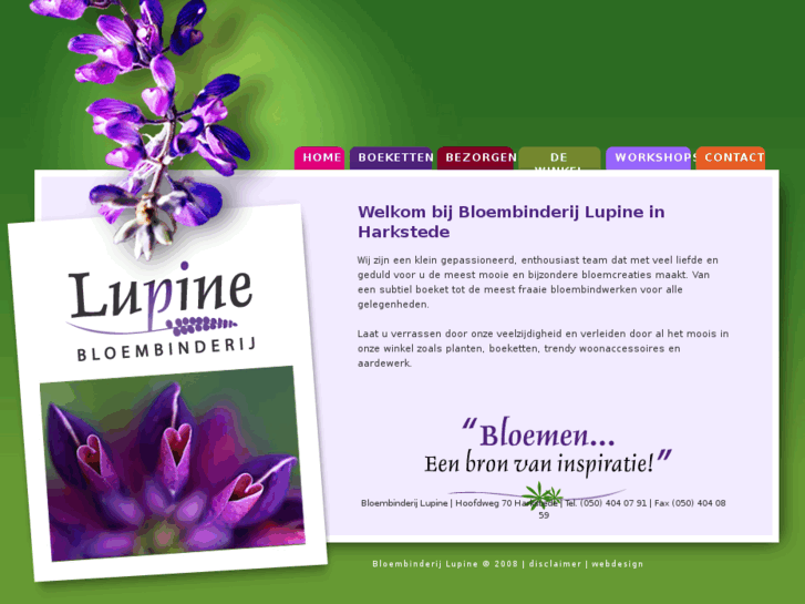 www.bloembinderij-lupine.nl