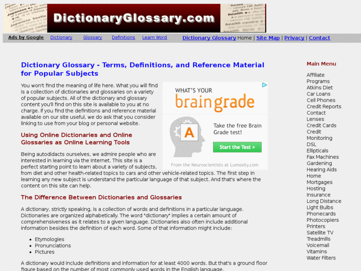 www.dictionaryglossary.com