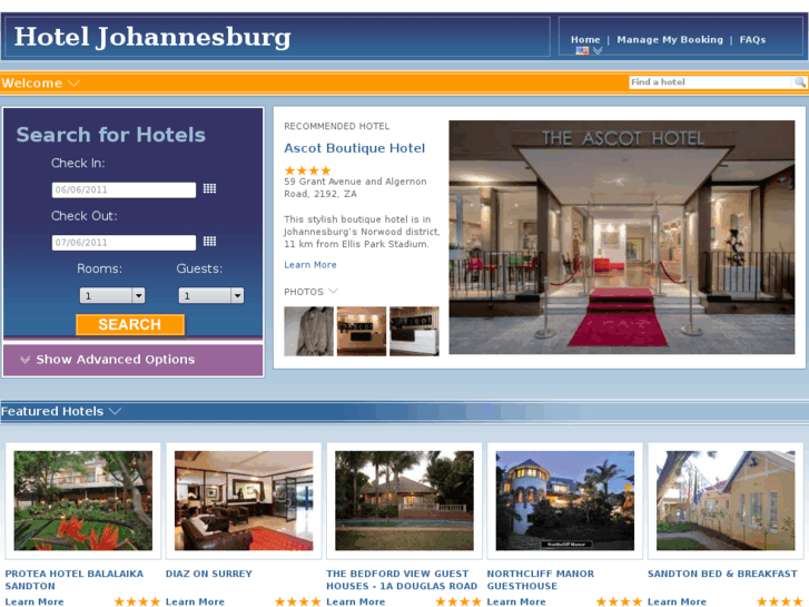 www.fourstarhotelsjohannesburgh.com