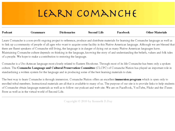 www.learncomanche.com