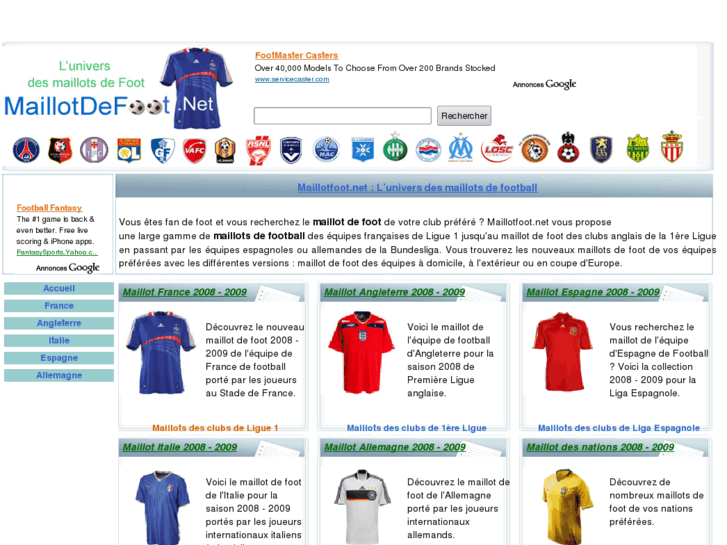 www.maillotdefoot.net