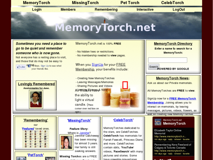 www.memorytorch.net