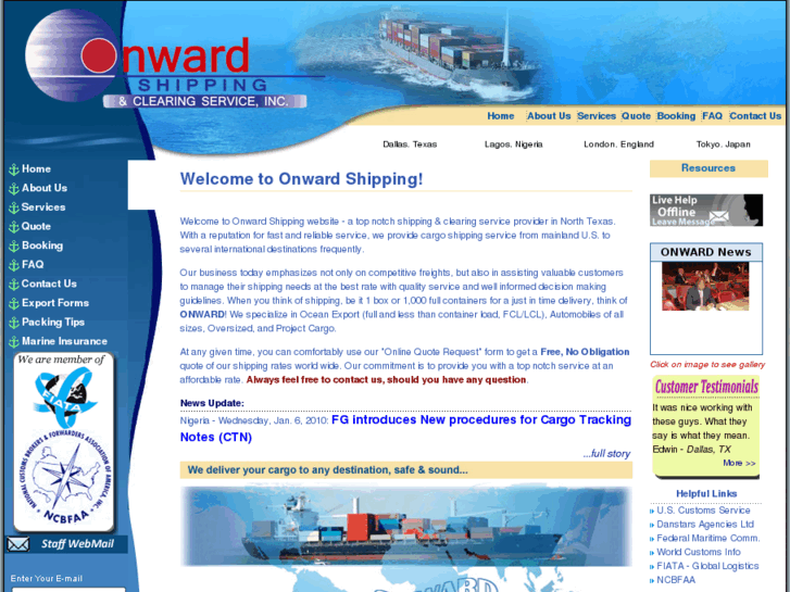 www.onwardshipping.com