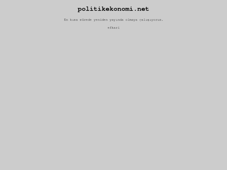 www.politikekonomi.net