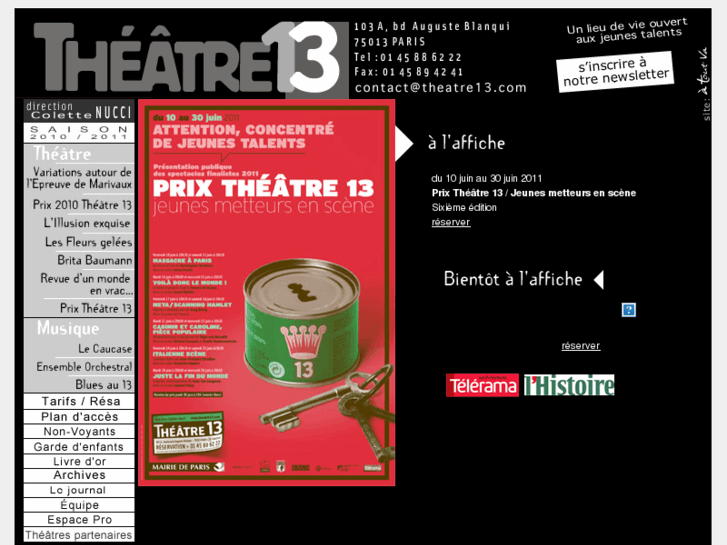 www.theatre13.com