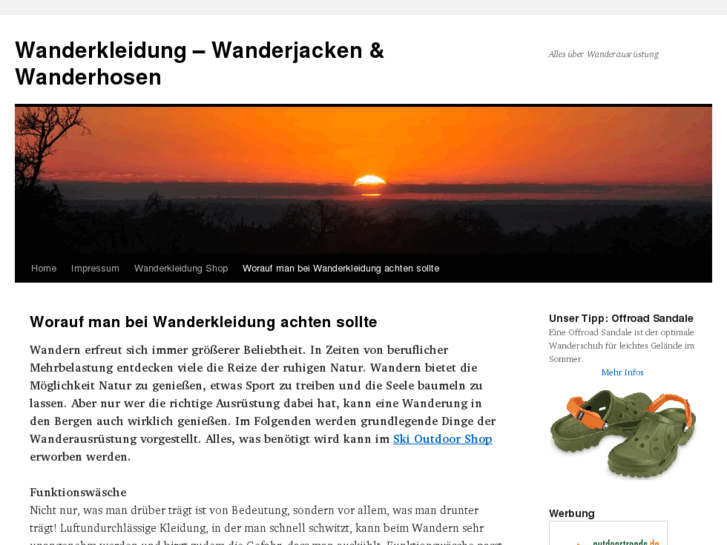 www.wanderkleidung.com