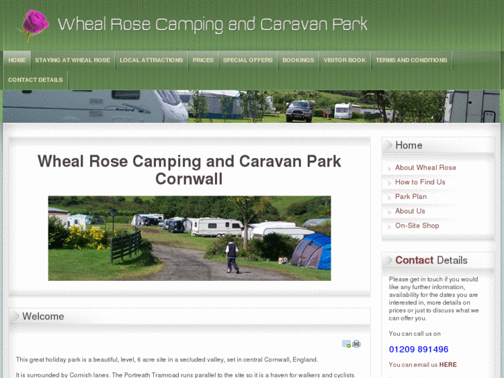 www.whealrosecaravanpark.co.uk