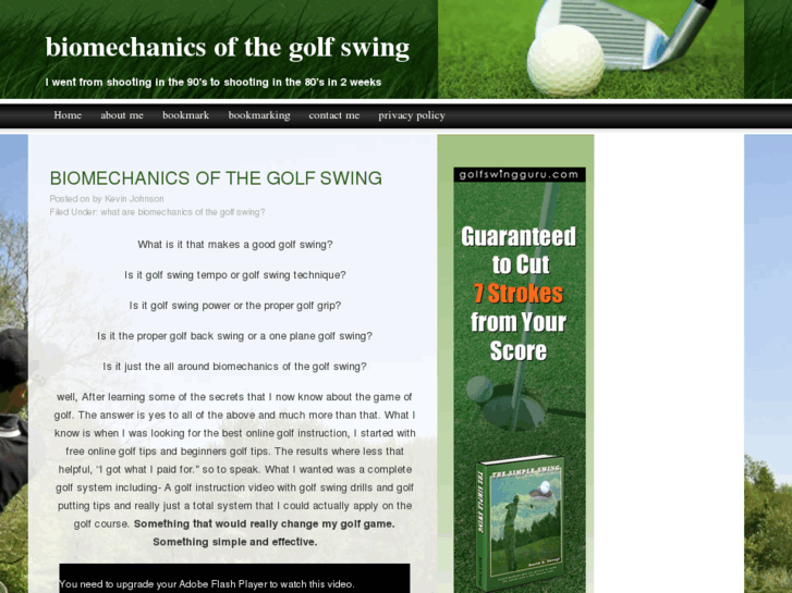 www.biomechanicsofthegolfswing.com