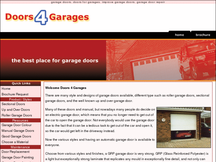 www.doors4garages.co.uk