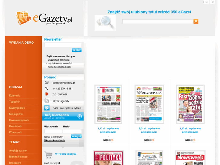 www.egazety.biz