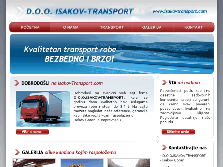 www.isakovtransport.com