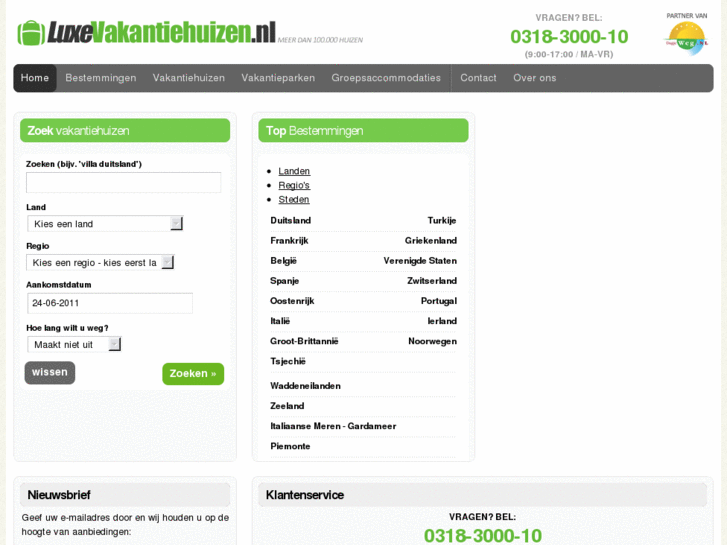 www.luxevakantiehuizen.nl